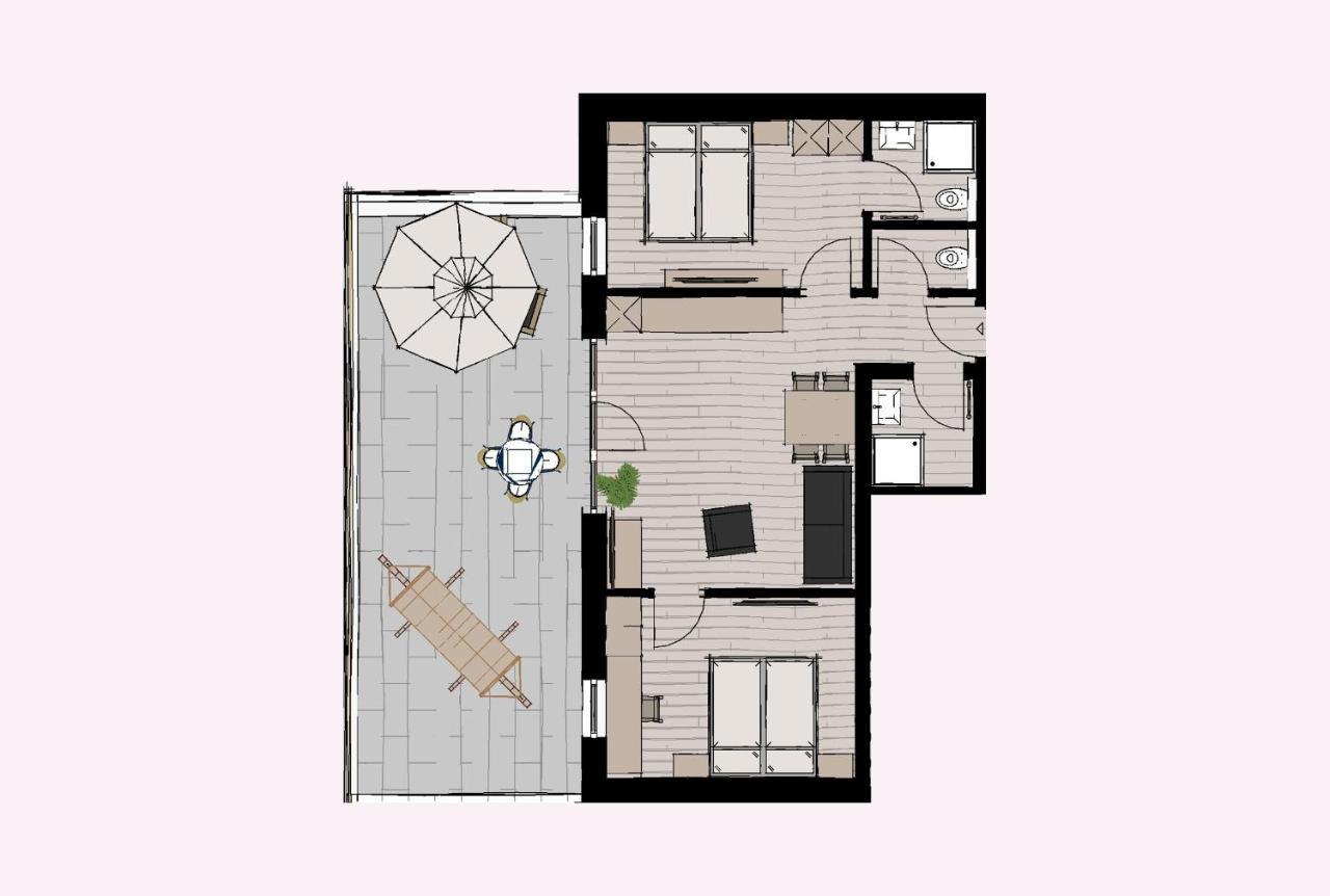 Gabriela Appartements Серфаус Экстерьер фото